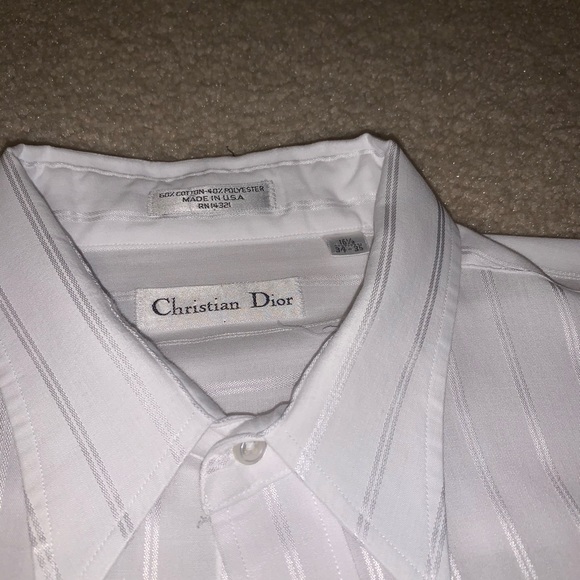 Dior Shirts Christian Dior Mens Dress Shirt Poshmark